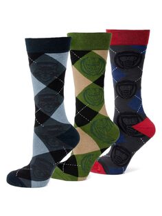 3 пары носков с ромбами &quot;Стражи Галактики&quot; Cufflinks, Inc., разноцветный