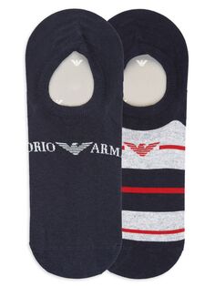 2 пары носков Footie Emporio Armani