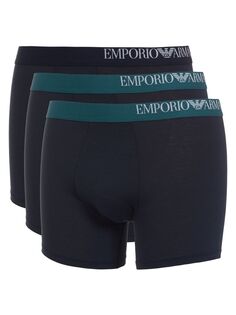 Набор из 3 трусов-боксеров с логотипом Emporio Armani, разноцветный