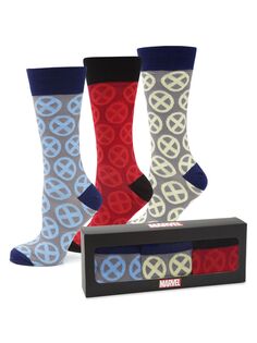 3 пары носков с логотипом X-Men Cufflinks, Inc., разноцветный