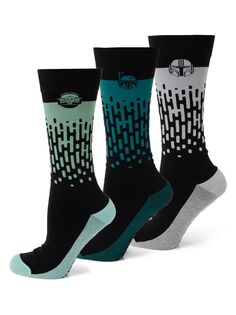 3 пары мандалорских носков со скрытой надписью Cufflinks, Inc., разноцветный