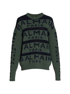 Универсальный свитер Balmain из смесовой шерсти Balmain
