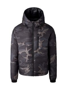 Пальто с капюшоном и принтом Black Label Lodge Canada Goose