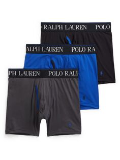 Набор из 3 трусов-боксеров 4D Flex Polo Ralph Lauren, серый