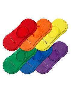 Радужный комплект носков-невидимок Pride из 6 предметов Bombas
