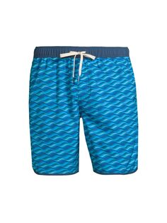 8-дюймовые плавательные шорты с якорем Art Waves Fair Harbor, синий