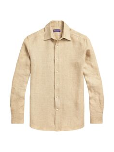 Льняная рубашка на пуговицах Ralph Lauren Purple Label