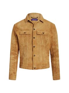 Замшевая куртка Clifton Trucker Ralph Lauren Purple Label