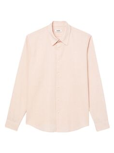 Классическая рубашка Sandro, розовый