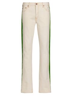 Полосатые джинсы рафа Coût De La Liberté, зеленый