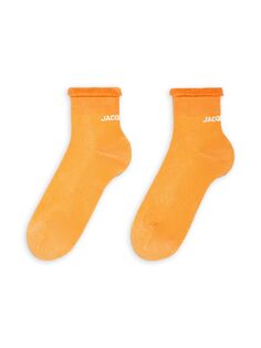 Носки Cuca из хлопковой махровой ткани с логотипом Jacquemus, оранжевый