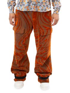 Широкие брюки карго RTA, оранжевый