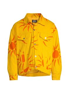 Солнцезащитная джинсовая куртка Liberal Youth Ministry, оранжевый