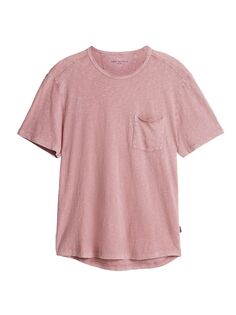 Купер Хлопковая футболка John Varvatos, розовый