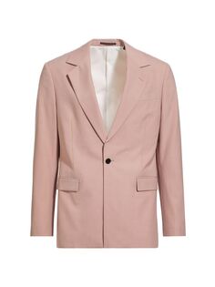Пиджак с лацканами Santo Notch AllSaints, розовый
