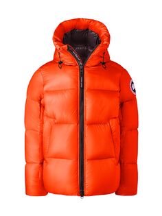 Пуховик Crofton с капюшоном Canada Goose, оранжевый