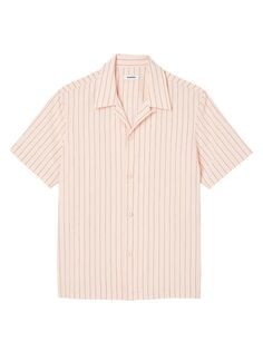 Рубашка с короткими рукавами Sandro, розовый
