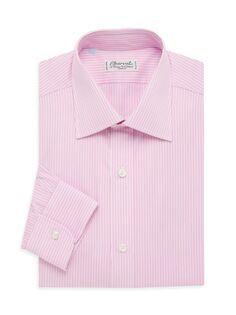 Рубашка в полоску Charvet, розовый