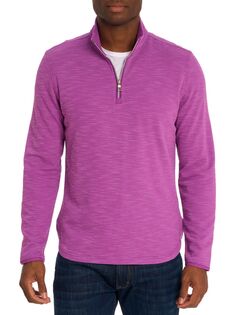 Пуловер Speilberg с молнией на четверть Robert Graham, фиолетовый