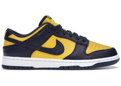 Кроссовки Nike Low Michigan (2002), синий / желтый