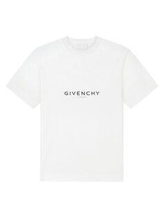 Футболка оверсайз с выворотом Givenchy, белый