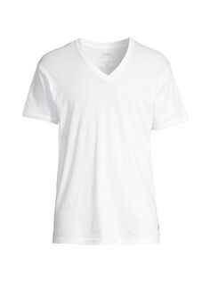 футболка с v-образным вырезом Polo Ralph Lauren, белый