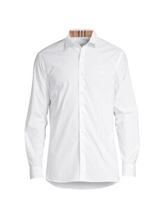 Рубашка с пуговицами спереди Sherfield Burberry, белый