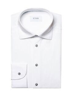 Рубашка Slim-Fit, эластичная в четырех направлениях Eton, белый