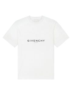 Узкая футболка с круглым вырезом Givenchy, белый