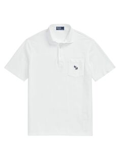 Поло Artisan Mesh Polo Ralph Lauren, белый