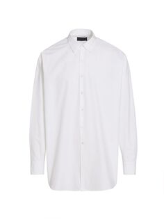 Рубашка на пуговицах в стиле рок Nili Lotan, белый