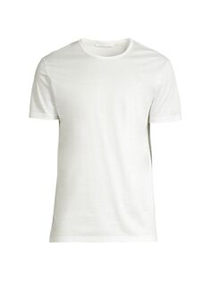 Хлопковая футболка ZEGNA, белый