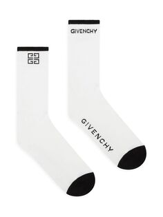 Носки 4G из смесового хлопка Givenchy, белый