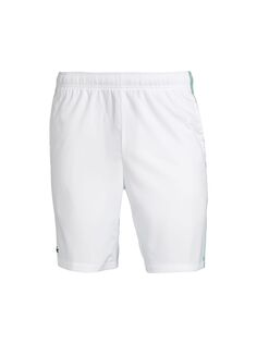 плетеные теннисные шорты Lacoste, белый