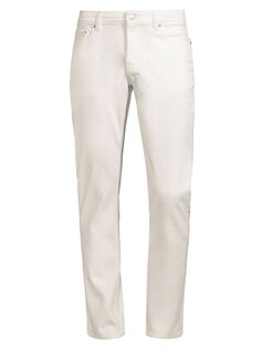 Узкие джинсы Parker с низкой посадкой Michael Kors, белый