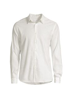 Эластичная льняная рубашка Onia, белый