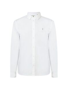 Рубашка Hawthorne с пуговицами спереди AllSaints, белый
