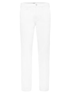 Классические узкие брюки чинос Hudson Jeans, белый
