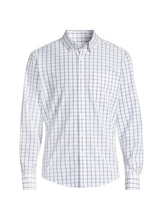 Рубашка с пуговицами спереди Leeward No Tuck Mizzen+Main, белый