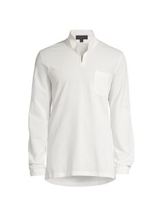 Рубашка Ellen Polo из хлопкового пике Sease, белый