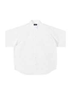 Рубашка с коротким рукавом BB Icon Balenciaga, белый