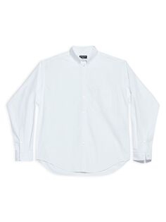 Рубашка BB Corp большого размера Balenciaga, белый