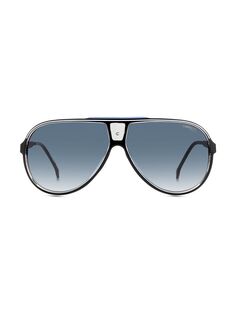 Солнцезащитные очки-авиаторы 63MM Carrera, черный