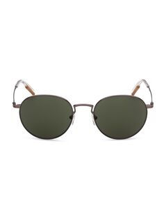 Круглые солнцезащитные очки 53 мм ZEGNA, серый