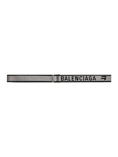 Ремень с D-образным кольцом Balenciaga, серый