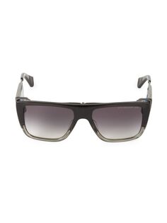 Прямоугольные солнцезащитные очки 56 мм DITA Eyewear, черный