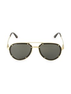 Солнцезащитные очки-авиаторы из титана 60 мм Cartier, золотой