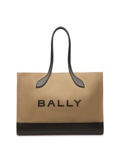 Сумка-тоут с логотипом Bar Keep On Bally, песочный