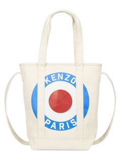 Холщовая большая сумка с логотипом KENZO
