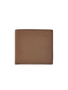 Кожаный бумажник в два сложения Loewe, коричневый